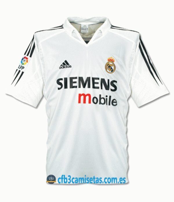 CFB3-Camisetas Camiseta Real Madrid 2004/05
