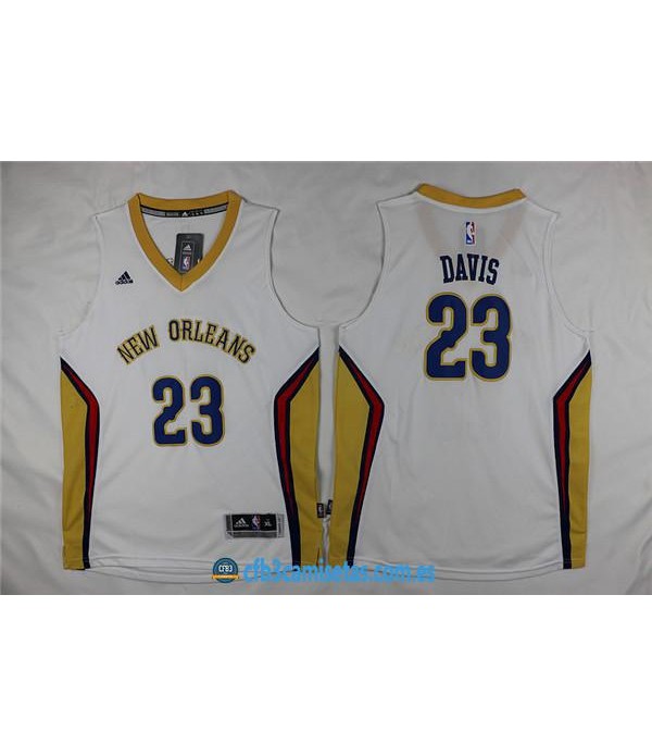 CFB3-Camisetas Anthony Davis New Orleans PelicansN...