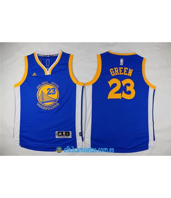 CFB3-Camisetas Draymond Green Golden State Warriors AzulNIÑOS