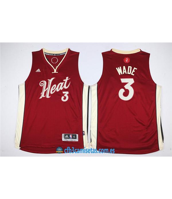 CFB3-Camisetas Dwyane Wade Miami HeatNIÑOS