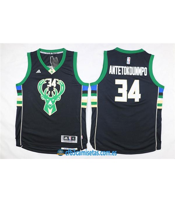 CFB3-Camisetas Giannis Antetokounmpo Milwaukee Buc...