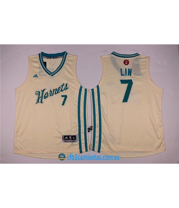 CFB3-Camisetas Jeremy Lin Charlotte HornetsNIÑOS