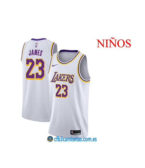 CFB3-Camisetas LeBron James LA Lakers Association ...