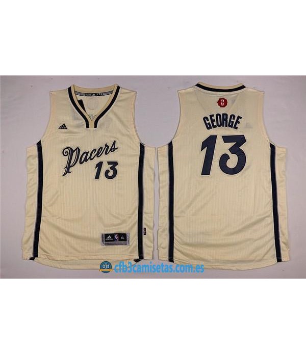 CFB3-Camisetas Paul George Indiana Pacers BlancaNI...