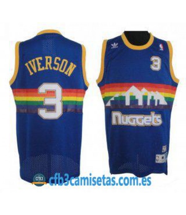 CFB3-Camisetas Allen Iverson Allen Iverson Azul