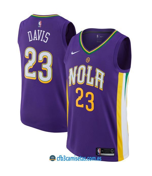 CFB3-Camisetas Anthony Davis New Orleans Pelicans City Edition