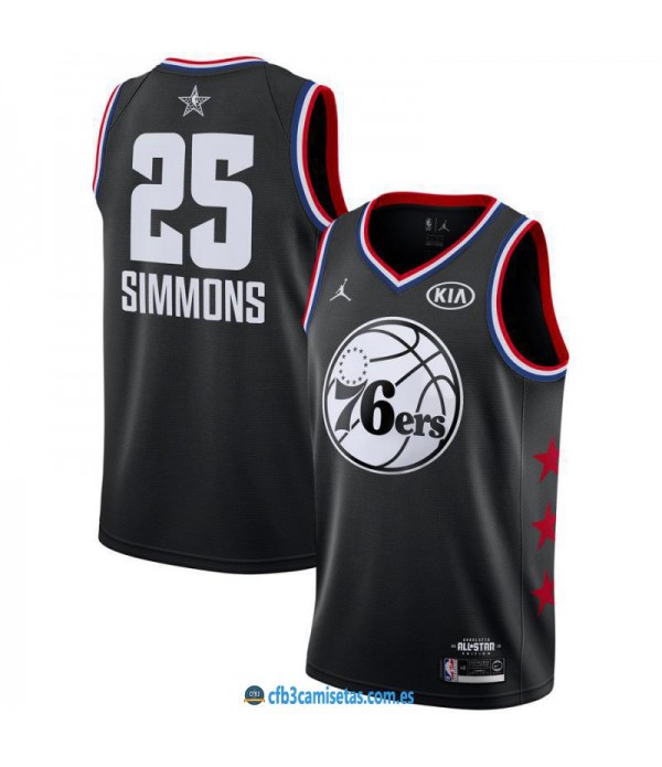 CFB3-Camisetas Ben Simmons 2019 All Star Black