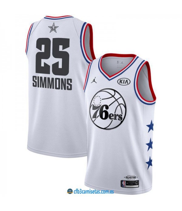 CFB3-Camisetas Ben Simmons 2019 All Star White