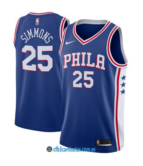 CFB3-Camisetas Ben Simmons Philadelphia 76ers Icon