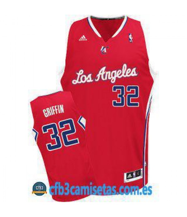 CFB3-Camisetas Blake Griffin Los Angeles Clippers Roja