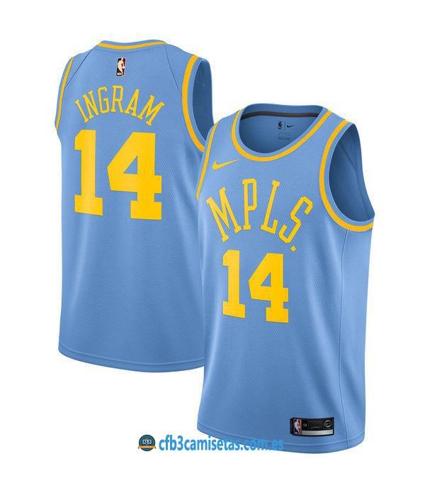 CFB3-Camisetas Brandon Ingram Los Angeles Lakers MLPS