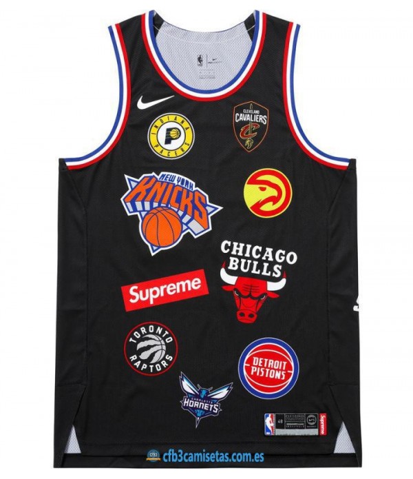 CFB3-Camisetas Camiseta Supreme x Nike x NBA