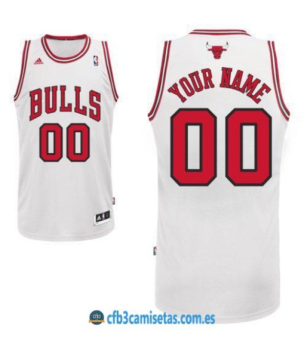 CFB3-Camisetas Chicago Bulls Home PERSONALIZABLE