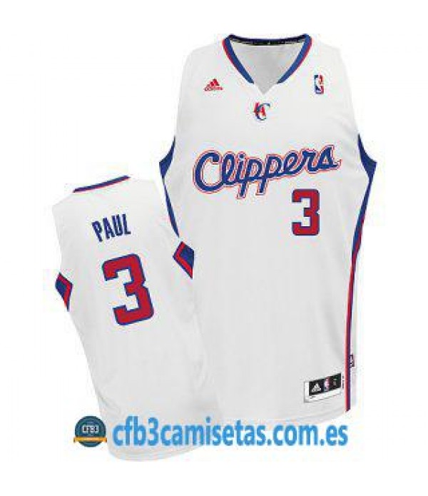 CFB3-Camisetas Chris Paul Los Angeles Clippers Blanca