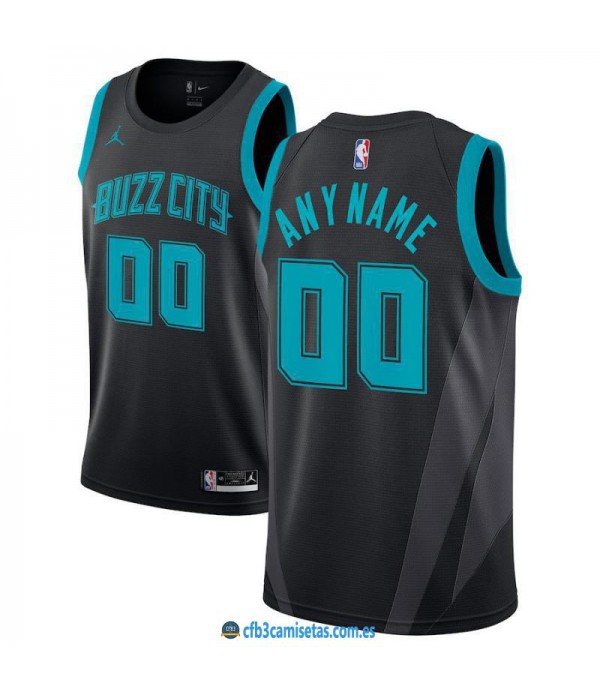 CFB3-Camisetas Custom Charlotte Hornets 2018 2019 ...