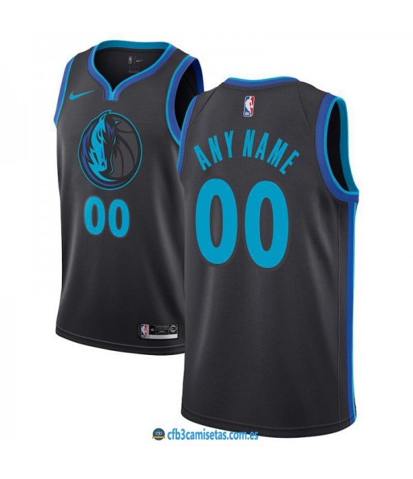 CFB3-Camisetas Custom Dallas Mavericks 2018 2019 City Edition