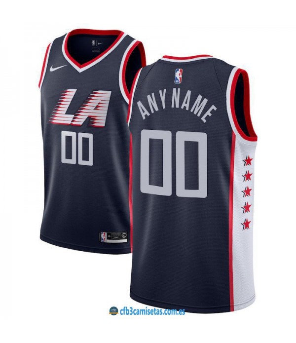 CFB3-Camisetas Custom LA Clippers 2018 2019 City E...