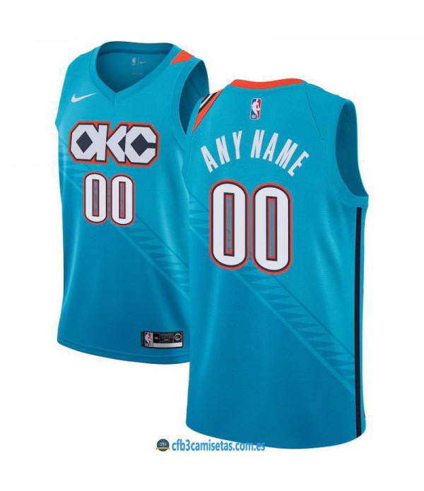 CFB3-Camisetas Custom Oklahoma City Thunder 2018 2...