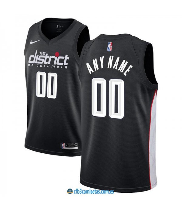 CFB3-Camisetas Custom Washington Wizards 2018 2019 City Edition