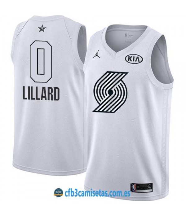 CFB3-Camisetas Damian Lillard 2018 All Star White