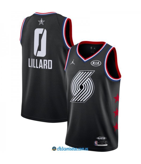 CFB3-Camisetas Damian Lillard 2019 All Star Black