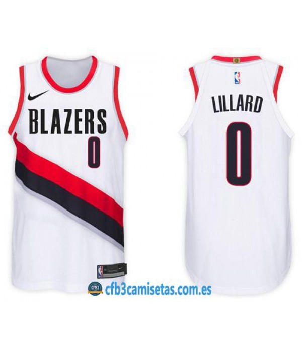 CFB3-Camisetas Damian Lillard Portland Trail Blaze...