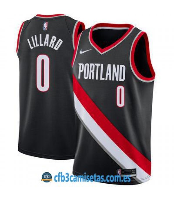 CFB3-Camisetas Damian Lillard Portland Trail Blaze...