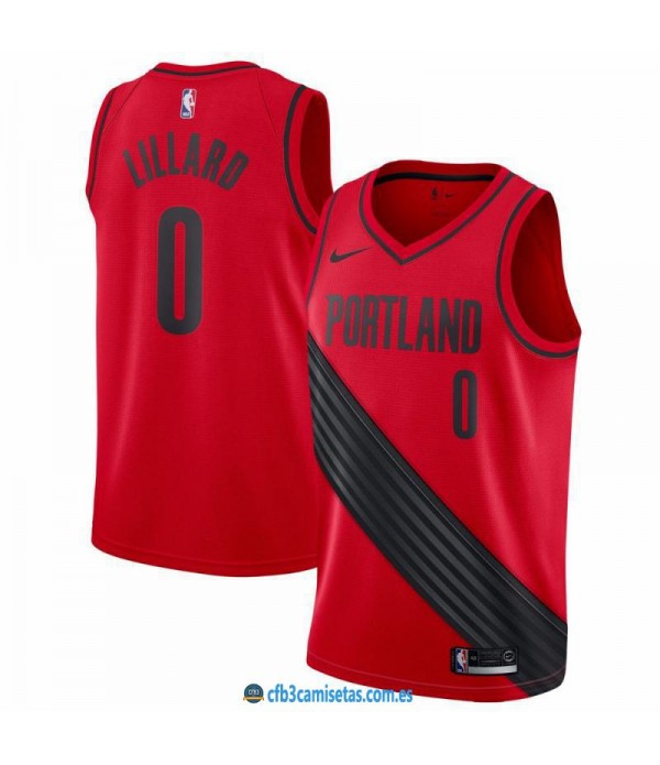 CFB3-Camisetas Damian Lillard Portland Trail Blaze...