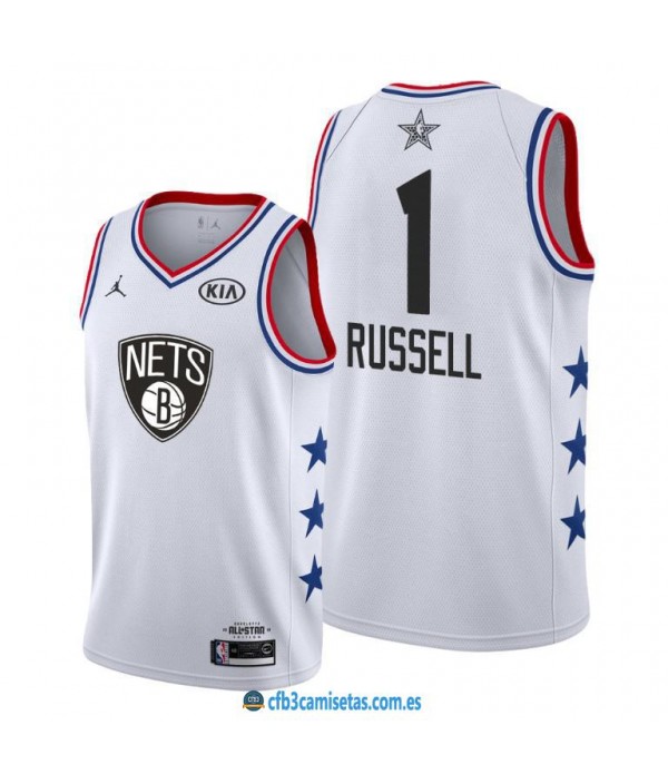 CFB3-Camisetas DAngelo Russell 2019 All Star White