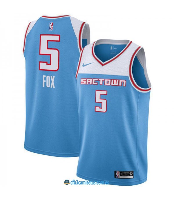 CFB3-Camisetas DeAaron Fox Sacramento Kings 2018 2...