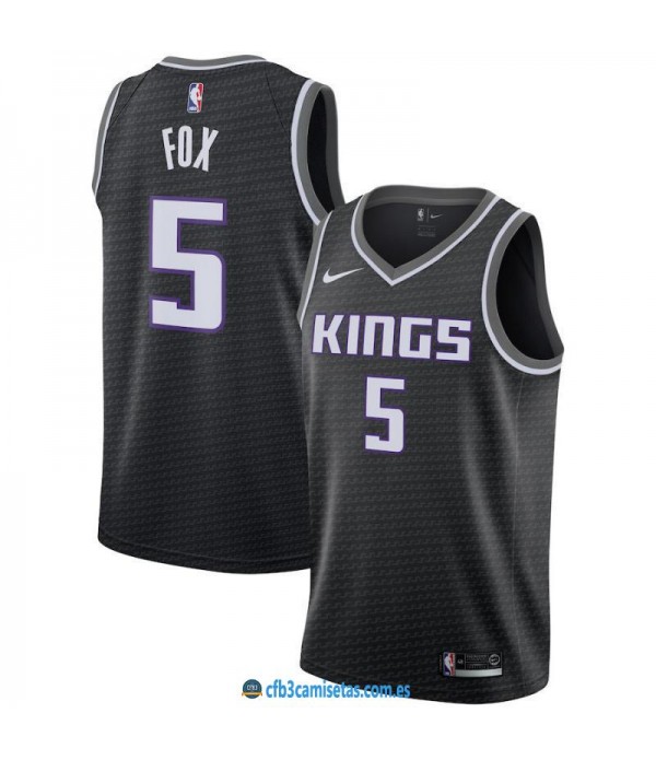 CFB3-Camisetas DeAaron Fox Sacramento Kings 2018 2...