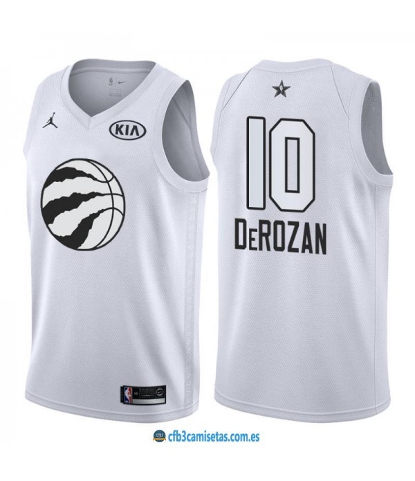 CFB3-Camisetas DeMar DeRozan 2018 All Star White