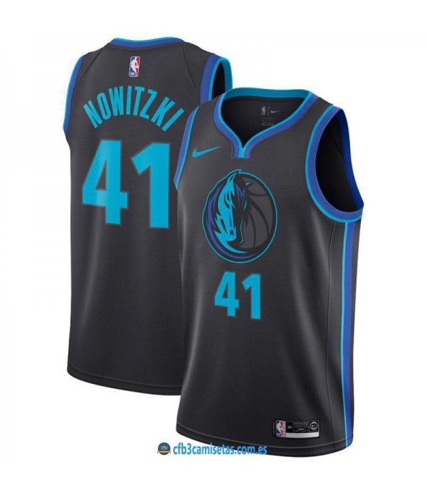 CFB3-Camisetas Dirk Nowitzki Dallas Mavericks 2018...