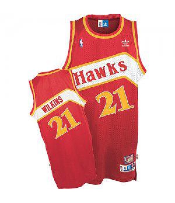 CFB3-Camisetas Dominique Wilkins Atlanta Hawks Roa...