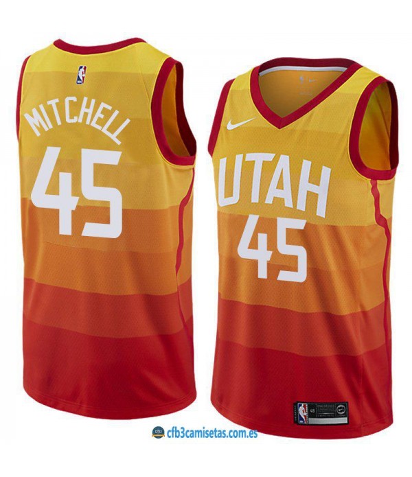 CFB3-Camisetas Donovan Mitchell Utah Jazz City Edition