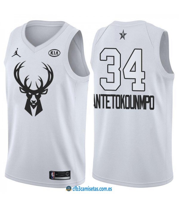 CFB3-Camisetas Giannis Antetokounmpo 2018 All Star...