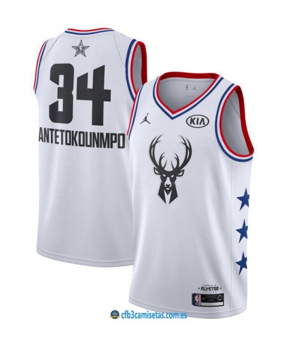 CFB3-Camisetas Giannis Antetokounmpo 2019 All Star...