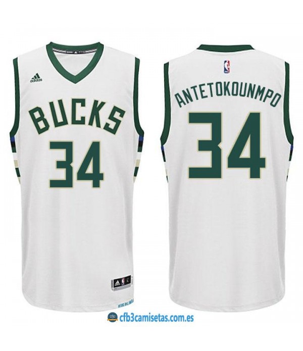 CFB3-Camisetas Giannis Antetokounmpo Milwaukee Buc...