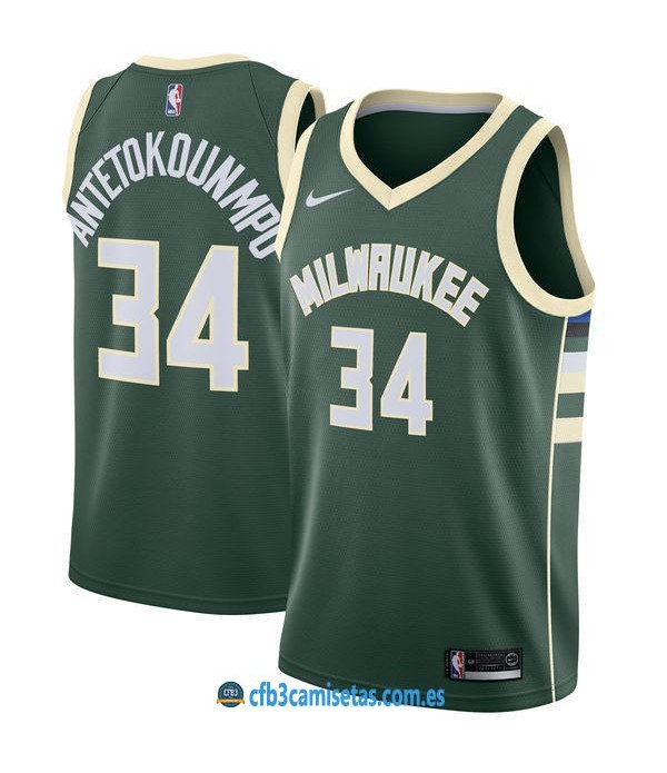 CFB3-Camisetas Giannis Antetokounmpo Milwaukee Buc...