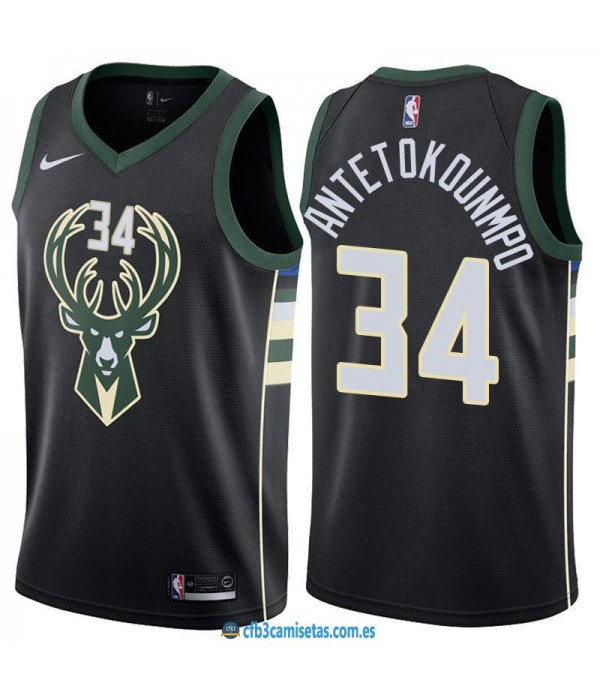 CFB3-Camisetas Giannis Antetokounmpo Milwaukee Bucks Statement