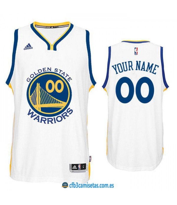 CFB3-Camisetas Golden State Warriors Road PERSONALIZABLE