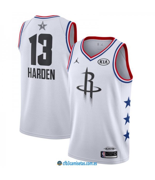 CFB3-Camisetas James Harden 2019 All Star White