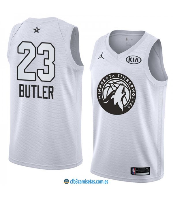 CFB3-Camisetas Jimmy Butler 2018 All Star White