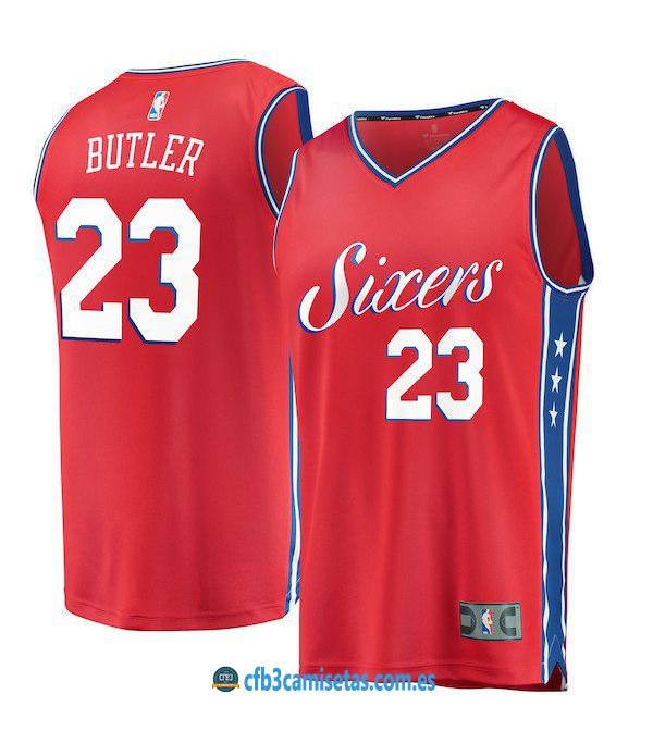 CFB3-Camisetas Jimmy Butler Philadelphia 76ers Sta...