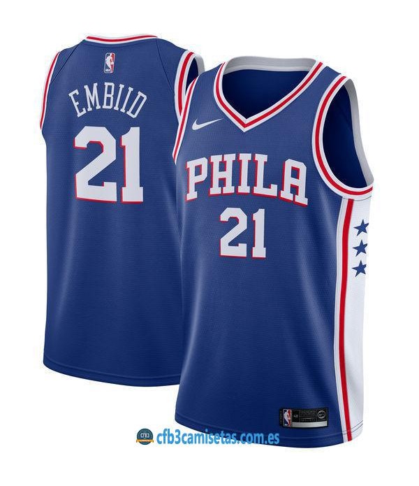 CFB3-Camisetas Joel Embiid Philadelphia 76ers Icon