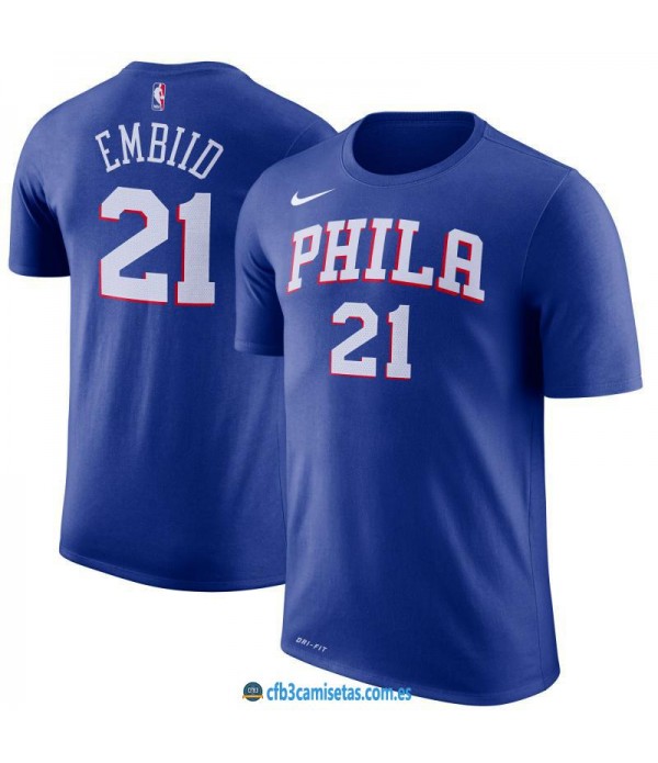 CFB3-Camisetas Joel Embiid Philadelphia 76ers Slee...