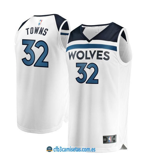 CFB3-Camisetas Karl Anthony Towns Minnesota Timber...