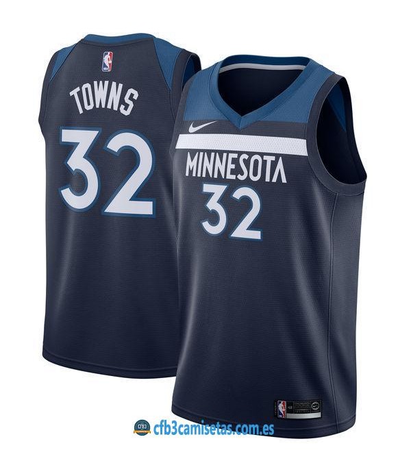 CFB3-Camisetas Karl Anthony Towns Minnesota Timber...