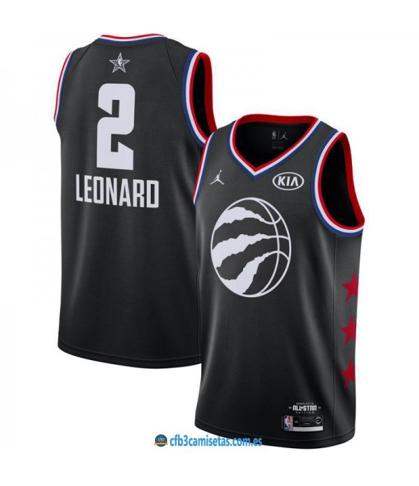 CFB3-Camisetas Kawhi Leonard 2019 All Star Black