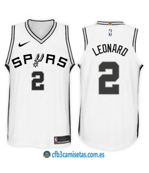 CFB3-Camisetas Kawhi Leonard San Antonio Spurs Ass...